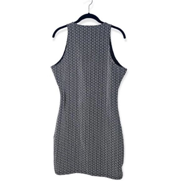 Mango SZ L black and white textured bodycon dress - Picture 4 of 4